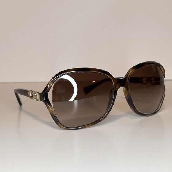 Coach Womens Dark Tortoise Sunglasses Kissing C Selling for FRAMES with Case - Picture 1 of 7